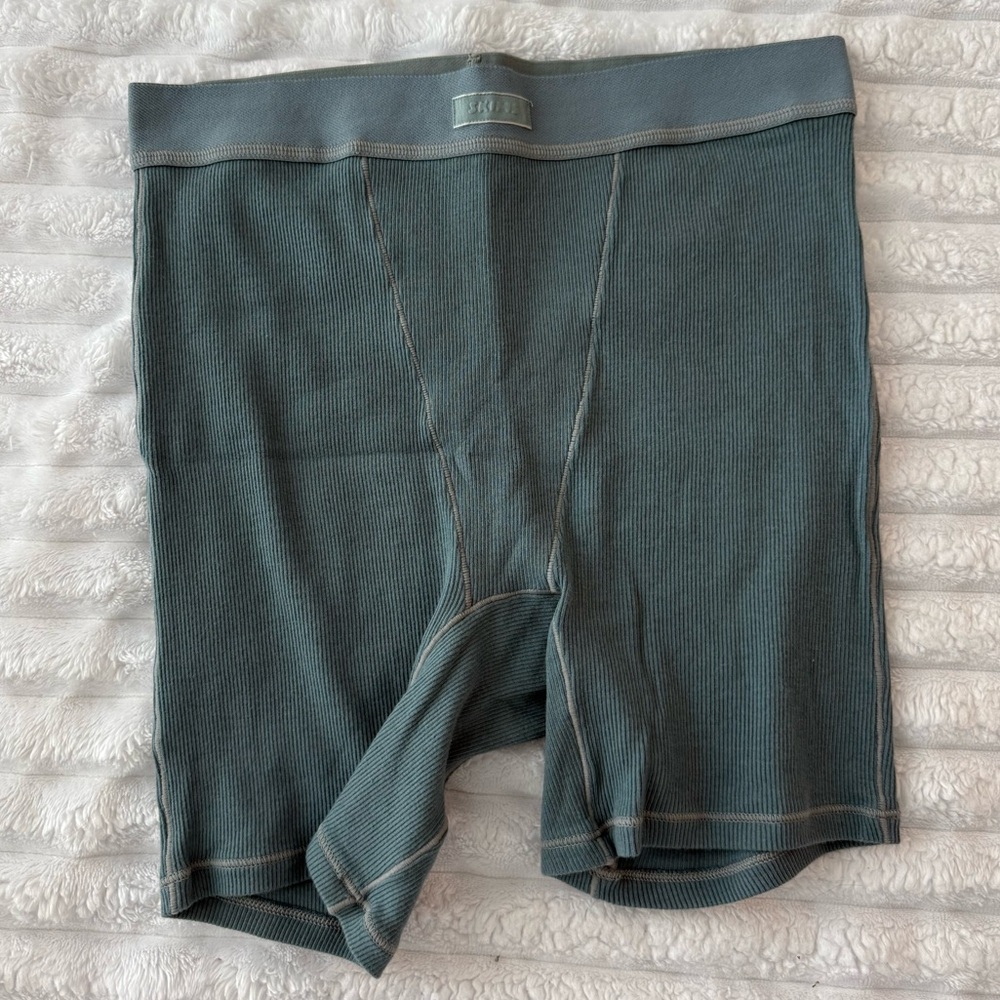 Skims Stretch Cotton Rib Boxers